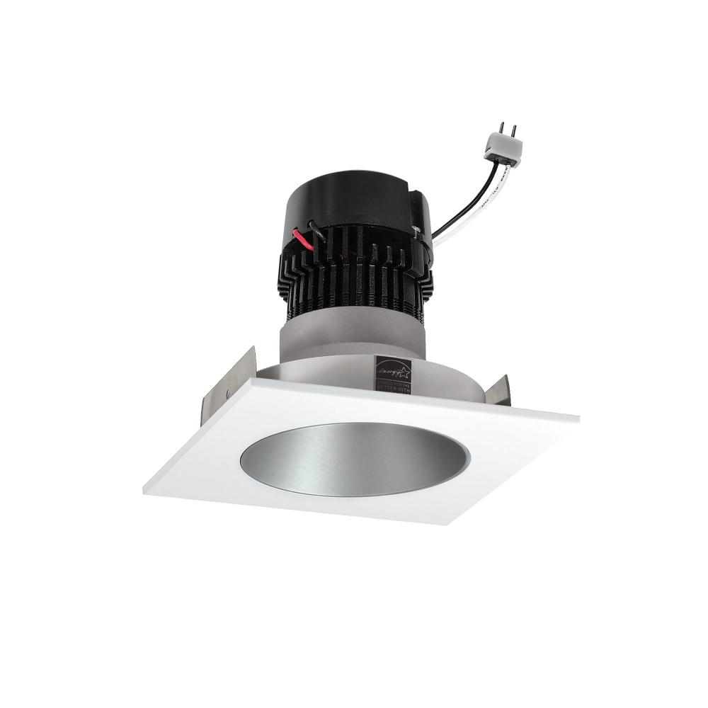 4&#34; Pearl Low Voltage LED Square Retrofit Reflector with Round Aperture, 1150lm / 11W, 2700K,