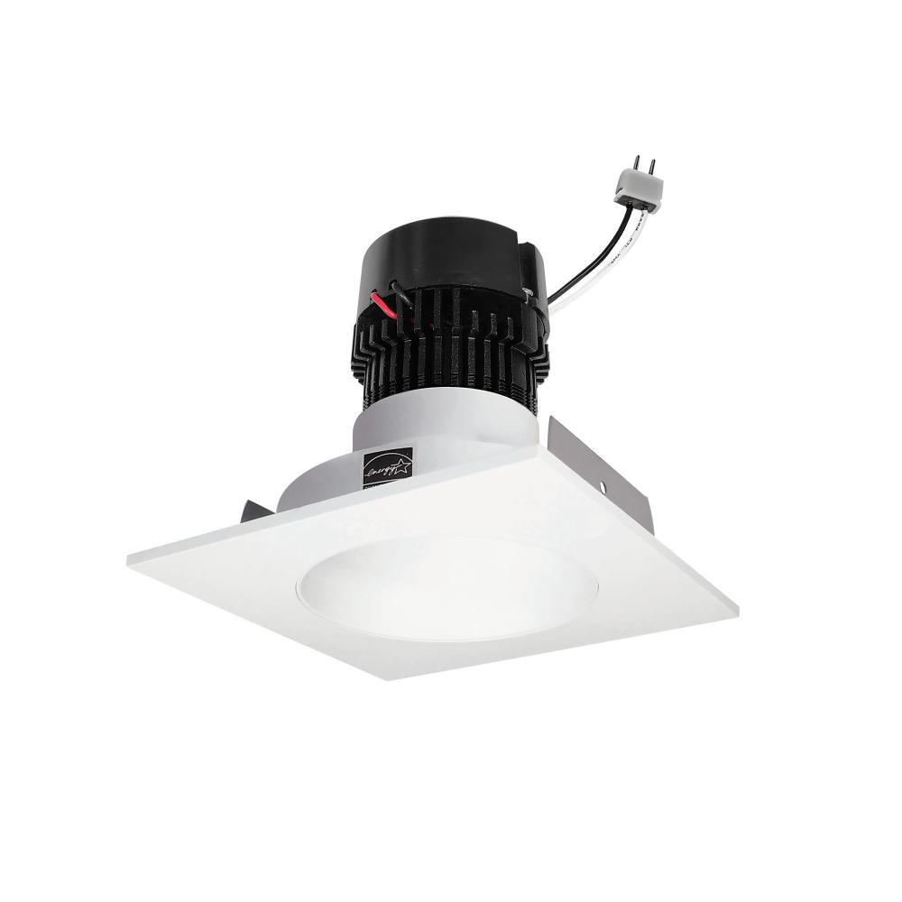 4&#34; Pearl Low Voltage LED Square Retrofit Reflector with Round Aperture, 1150lm / 11W, 4000K,