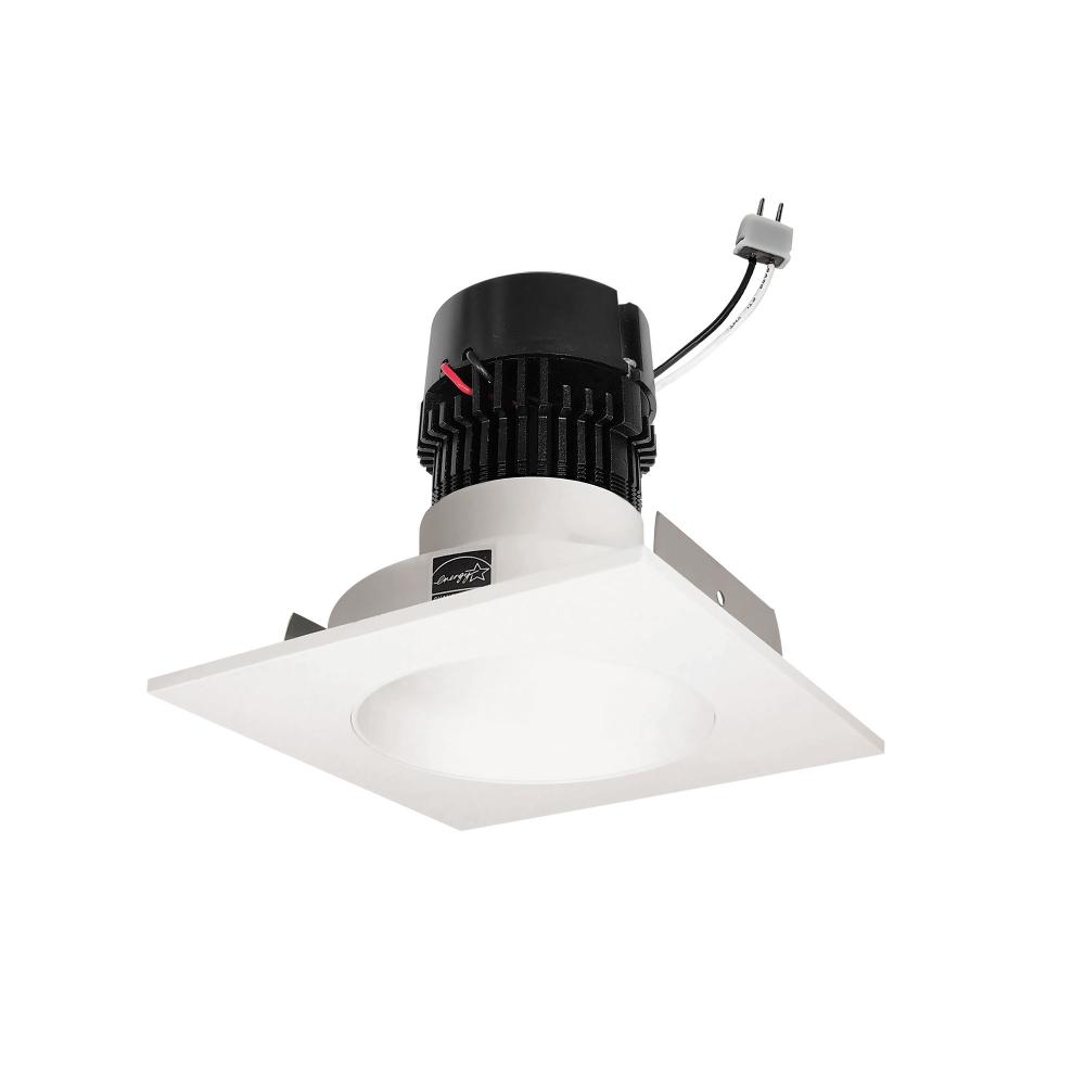 4&#34; Pearl Low Voltage LED Square Retrofit Reflector with Round Aperture, 1150lm / 11W, 3500K,