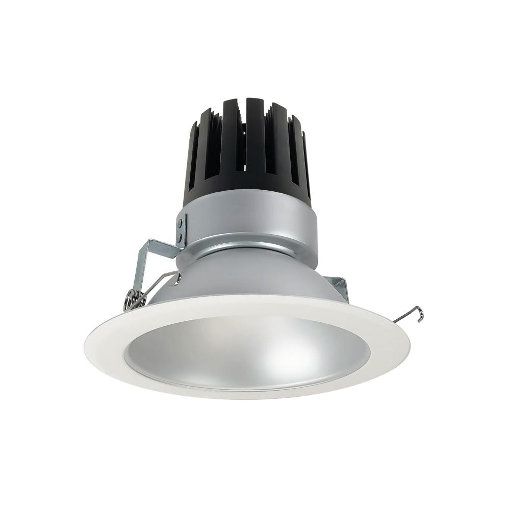 6&#34; Marquise III Round Open Reflector, 2500lm, 3000K, Flood Optic, Haze Reflector/White Flange