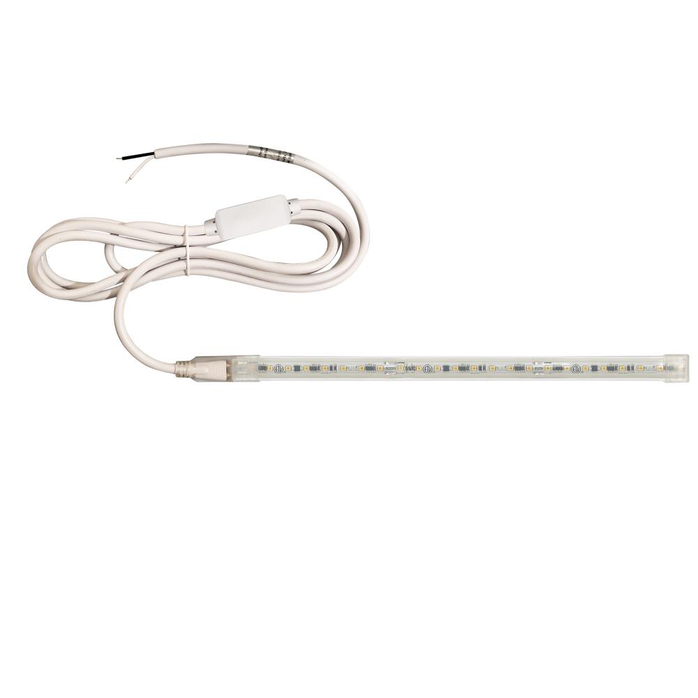Custom Cut 16-ft, 8-in 120V Continuous LED Tape Light, 330lm / 3.6W per foot, 3000K, w/ Mounting