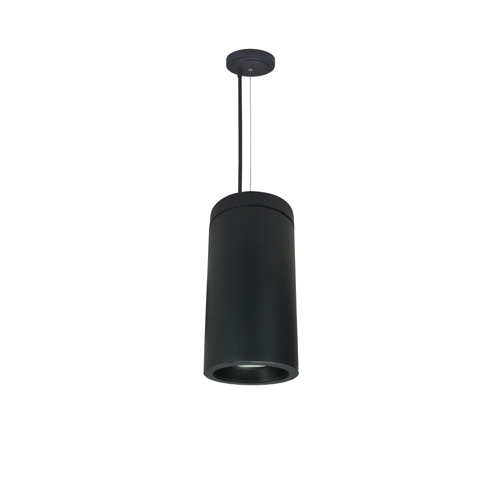 6&#34; Cobalt Cable Mount Cylinder, Black, 1000L, 3500K, Black/Black Baffle, 120V Triac/ELV/0-10V &