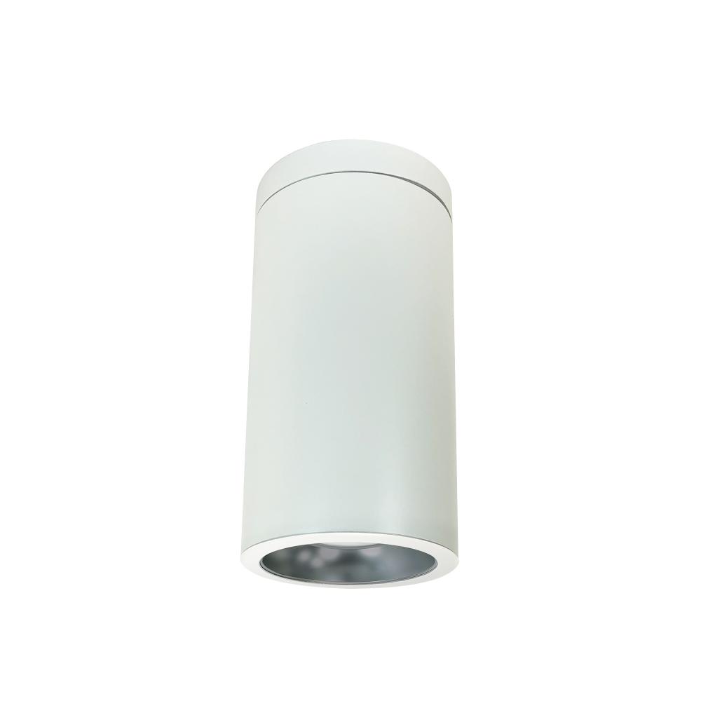 6&#34; Cobalt Surface Mount Cylinder, White, 1000L, 3000K, White/White Reflector, 120V Triac/ELV