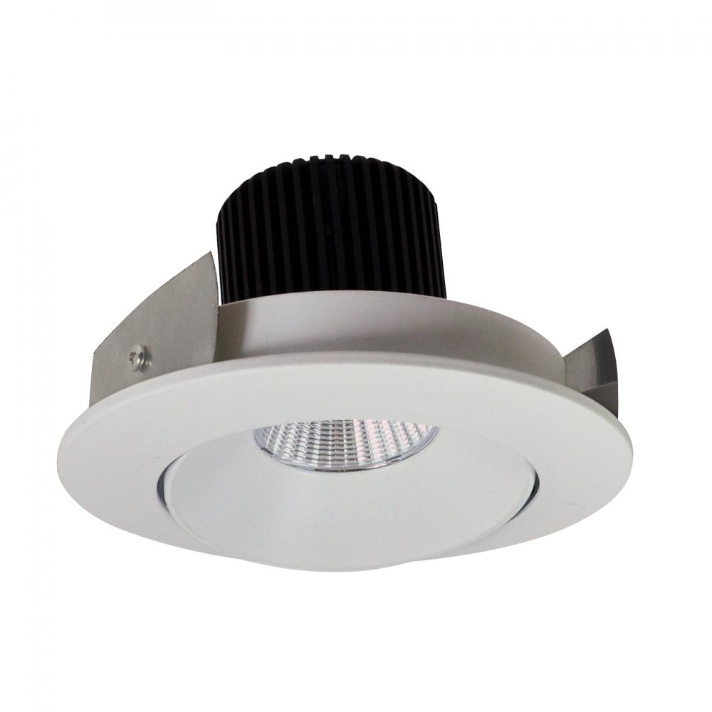 4&#34; Iolite LED Round Adjustable Cone Reflector, 800lm / 14W, Comfort Dim, White Reflector / White
