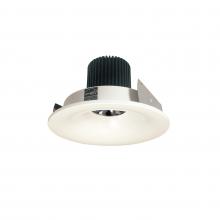 Nora NIO-4RNB27QWW - 4" Iolite LED Round Bullnose, 10-Degree Optic, 950lm / 12W, 2700K, White Finish