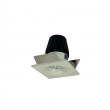 Nora NIOB-1SNBCDXWW - 1" Iolite LED BWF Square Bullnose, 600lm, Comfort Dim, White Reflector / White Flange