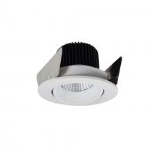 Nora NIOB-2RCCDXWW - 2" Iolite LED Round Adjustable Cone Reflector, 800lm / 14W, Comfort Dim, White Reflector / White