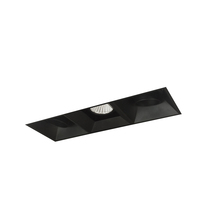Nora NMIOTL-13-NF-AAF-50X-10-B - Iolite MLS 3-Head Trimless Reflector Kit, 5000K, 1000lm, Black Adj. Snoot/Fixed Downlt. Trims
