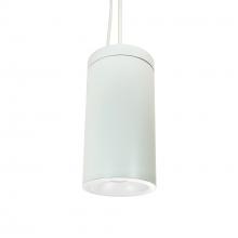 Nora NYLD2-6P10127MPWW - 6" Cobalt Pendant Mount Cylinder, White, 1000L, 2700K, Matte Powder White Reflector, 120V