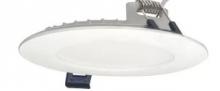 Nora NFLAT-R4TWB - 4" FLAT Non-Metallic Can-less LED Downlight, Selectable CCT, 700lm / 10W, Black finish
