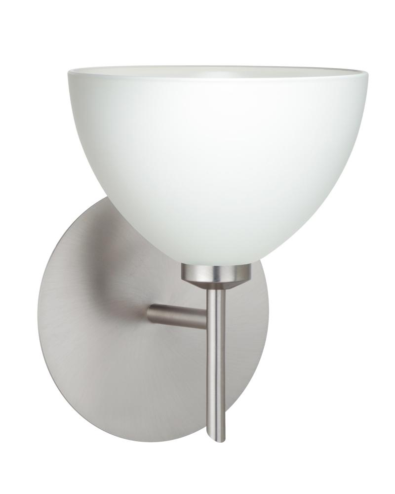 Besa Wall Brella Satin Nickel White 1x40W G9