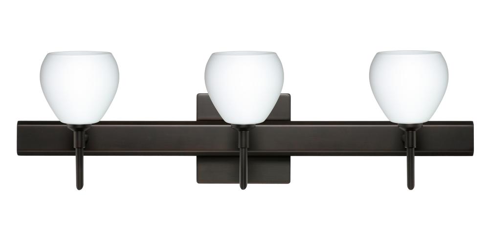 Besa Wall With SQ Canopy Tay Tay Bronze Opal Matte 3x40W G9