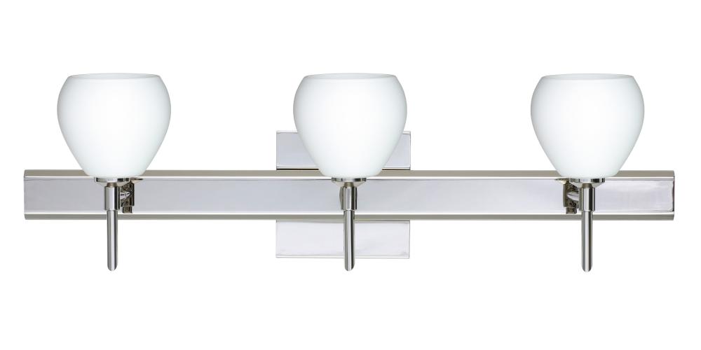 Besa Wall With SQ Canopy Tay Tay Chrome Opal Matte 3x40W G9