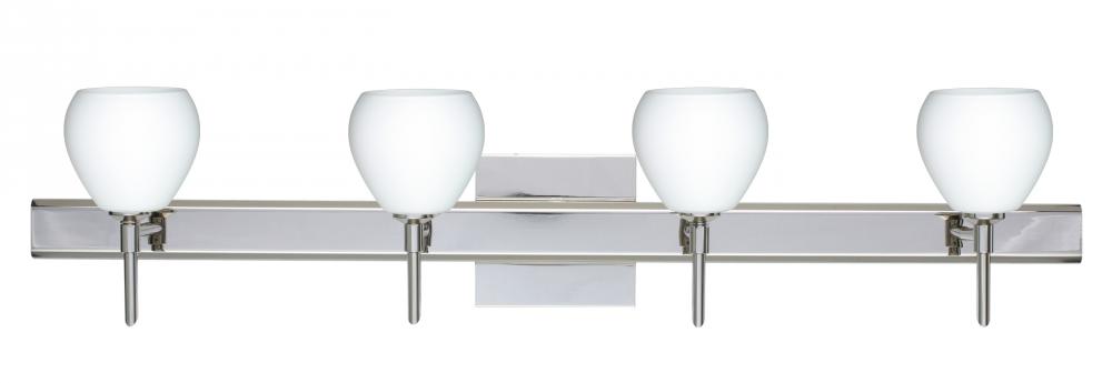 Besa Wall With SQ Canopy Tay Tay Chrome Opal Matte 4x40W G9