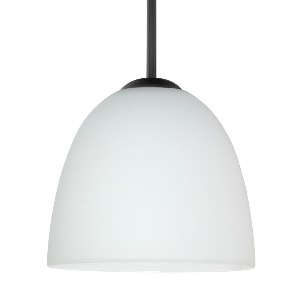 Besa Sasha LED Pendant For Multiport Canopy B Opal Matte Black 1x9W LED