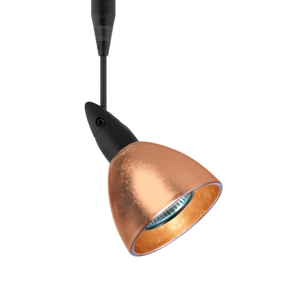 Besa, Divi Spotlight, Copper Foil, Black Finish, 1x9W LED