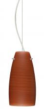 Besa Lighting 1KX-1512CH-SN - Besa Tao 10 Cable Pendant Cherry Satin Nickel 1x75W Medium Base