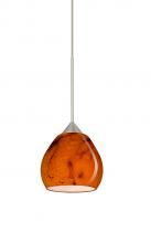 Besa Lighting 1XT-5605HB-LED-SN - Besa Pendant Tay Tay Satin Nickel Habanero 1x5W LED