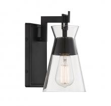 Savoy House 9-1830-1-89 - Lakewood 1-Light Wall Sconce in Matte Black