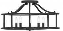 Savoy House 6-1679-5-89 - Stockton 5-Light Ceiling Light in Matte Black