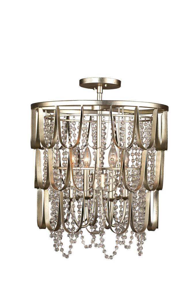 Dulce 18 Inch Convertible Pendant / Semi Flush
