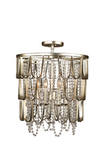 Kalco 508840CSL - Dulce 18 Inch Convertible Pendant / Semi Flush