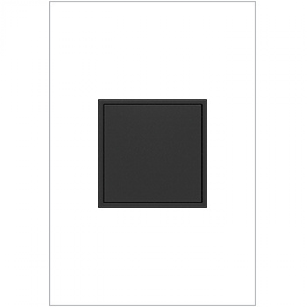 adorne 20A One-Gang Pop-Out Outlet, Graphite