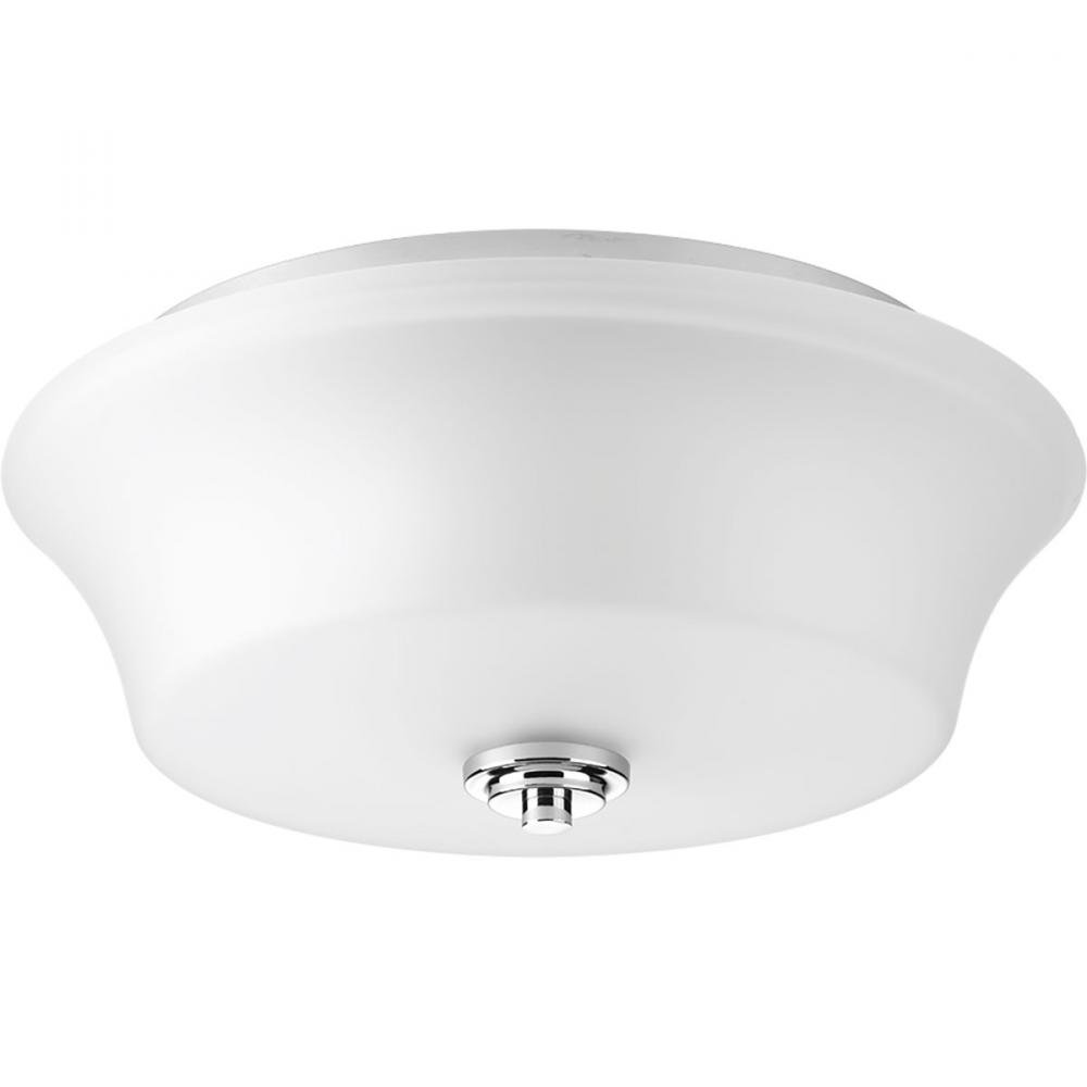 Cascadia Collection Two-Light 14&#34; Flush Mount