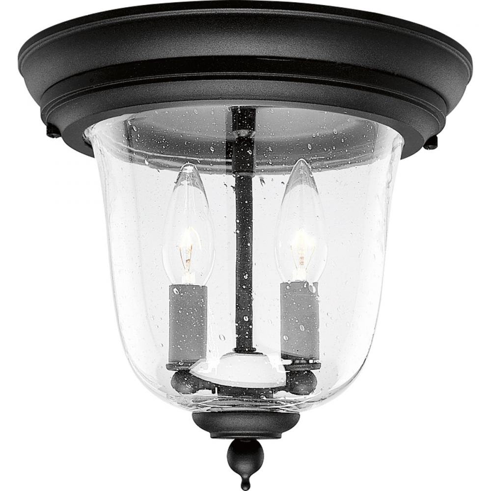 Ashmore Collection Two-Light 10-1/2&#34; Close-to-Ceiling