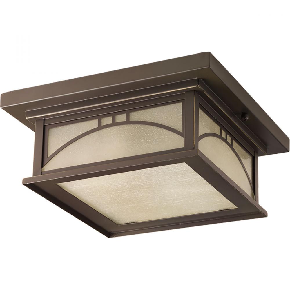 Residence Collection Two-Light 12&#34; Outdoor Flush Mount CTC