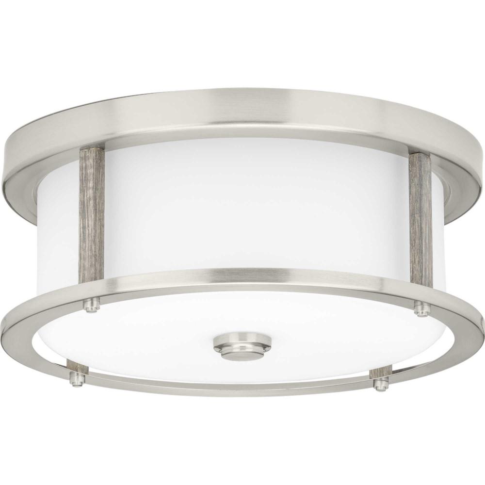 Mast Collection Two-Light 13&#34; Flush Mount