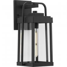 Progress P560286-031 - Walcott One-Light Textured Black Modern Farmhouse Outdoor Medium Wall Lantern