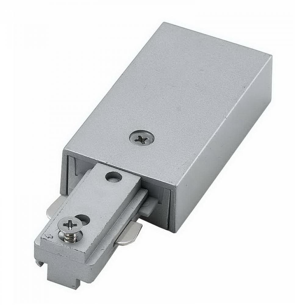 1.5&#34; Height Live End Connector in Brushed Steel