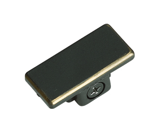 0.5&#34; Height Dead End Cap in Dark Bronze