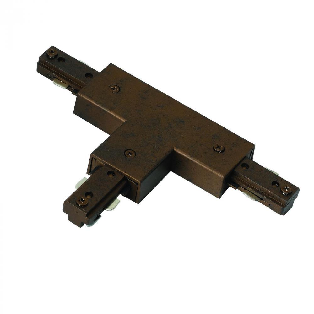 0.8&#34; Height T Connector with Left Polarity in Rust