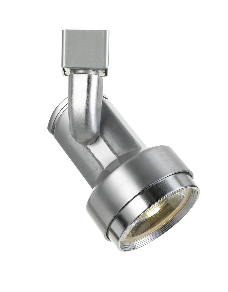 6.25&#34; Height Metal Track Head in Brushed Steel