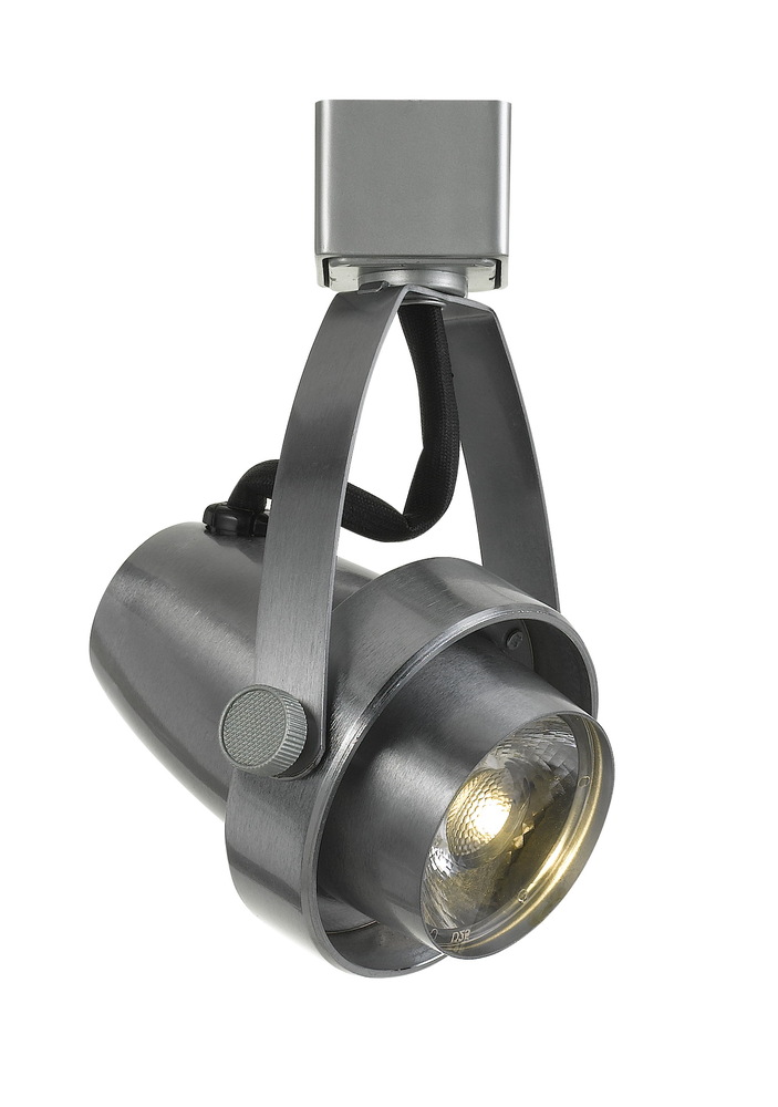 6&#34; Height Metal Track Head in Brushed Steel