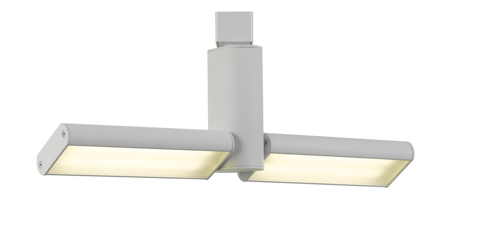 6.75&#34; Height Metal Track Head in White
