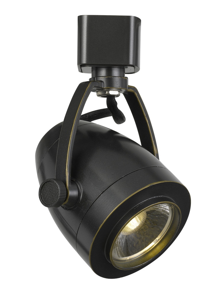 5&#34; Height Metal Track Head in Dark Bronze