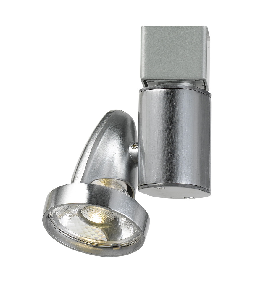 4.75&#34; Height Metal Track Head in Brushed Steel