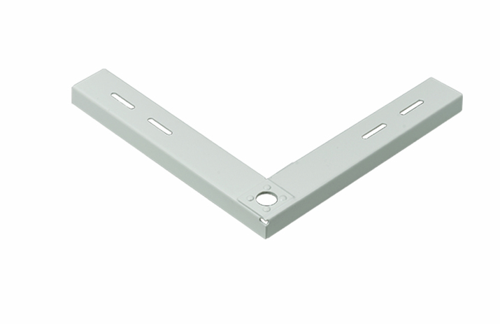 0.8&#34; Height L Track Holder in White
