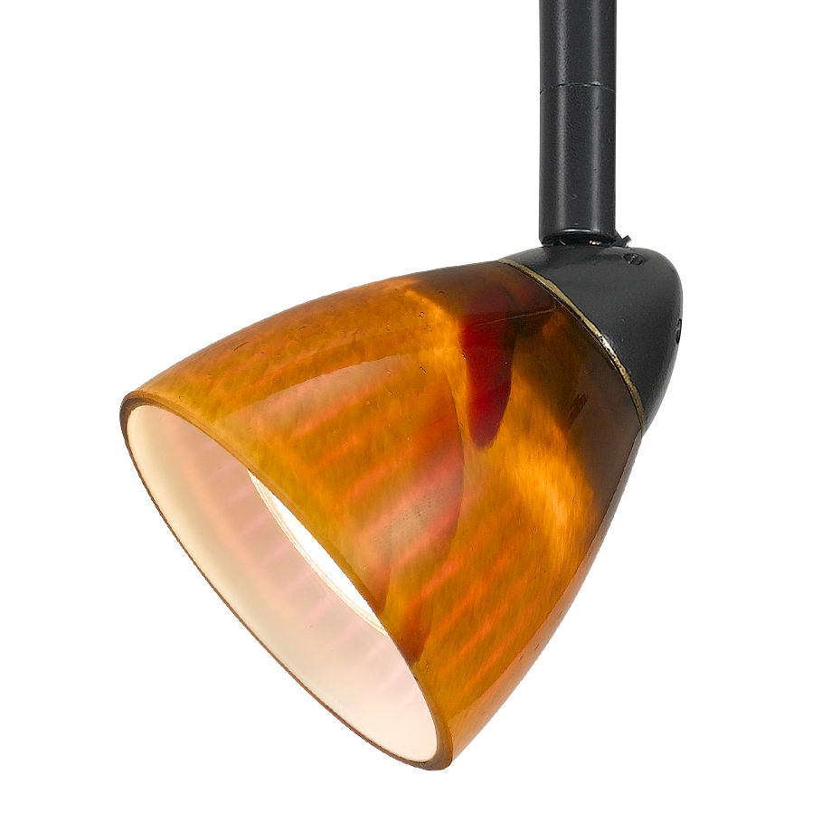 4.87&#34; Tall Serpentine Track Head with Shade
