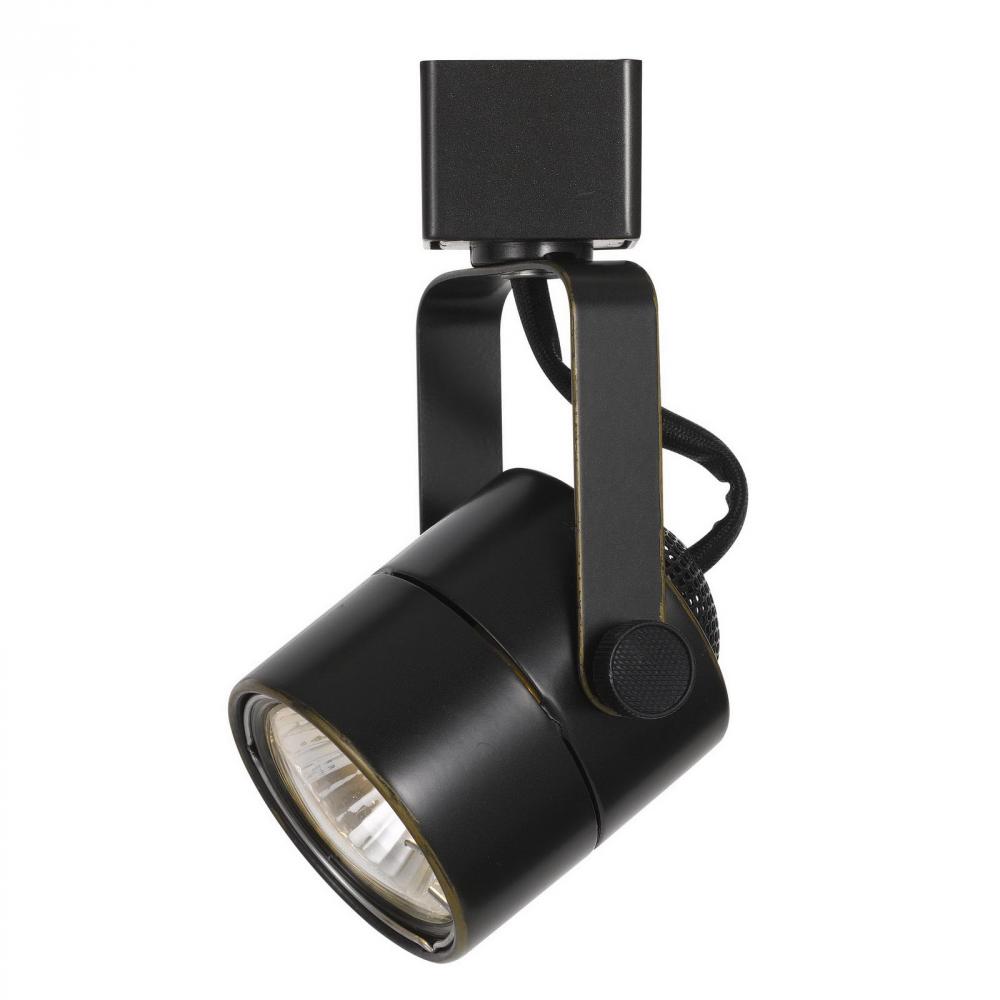 4.63&#34; Height Metal Track Head in Dark Bronze Finish
