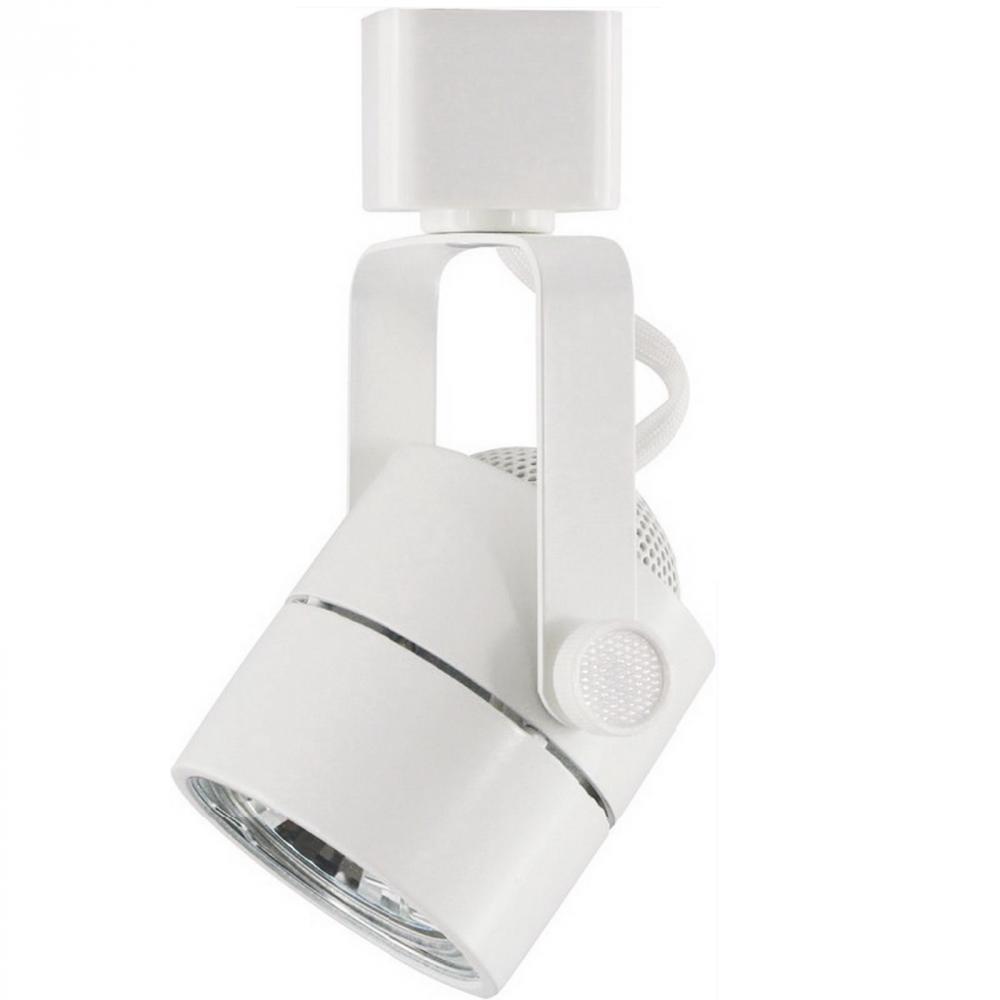 4.63&#34; Height Metal Track Head in White Finish