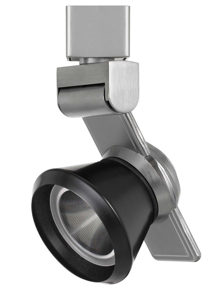 6&#34; Height Metal Track Head in Brushed Steel Finish