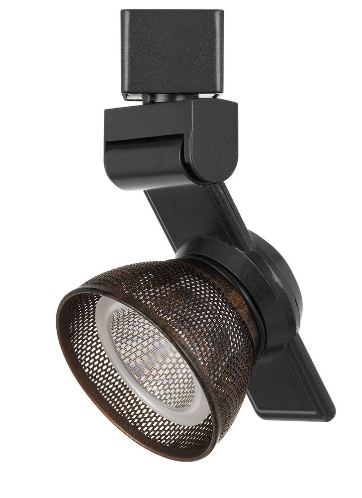 6&#34; Height Metal Track Head in Dark Bronze Finish
