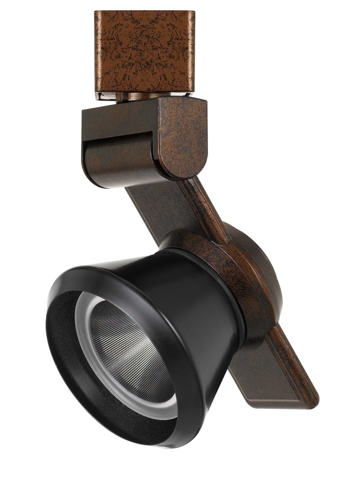 6&#34; Height Metal Track Head in Rust Finish