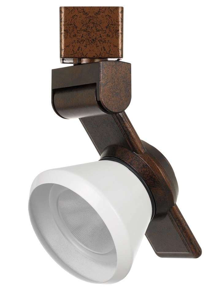 6&#34; Height Metal Track Head in Rust Finish