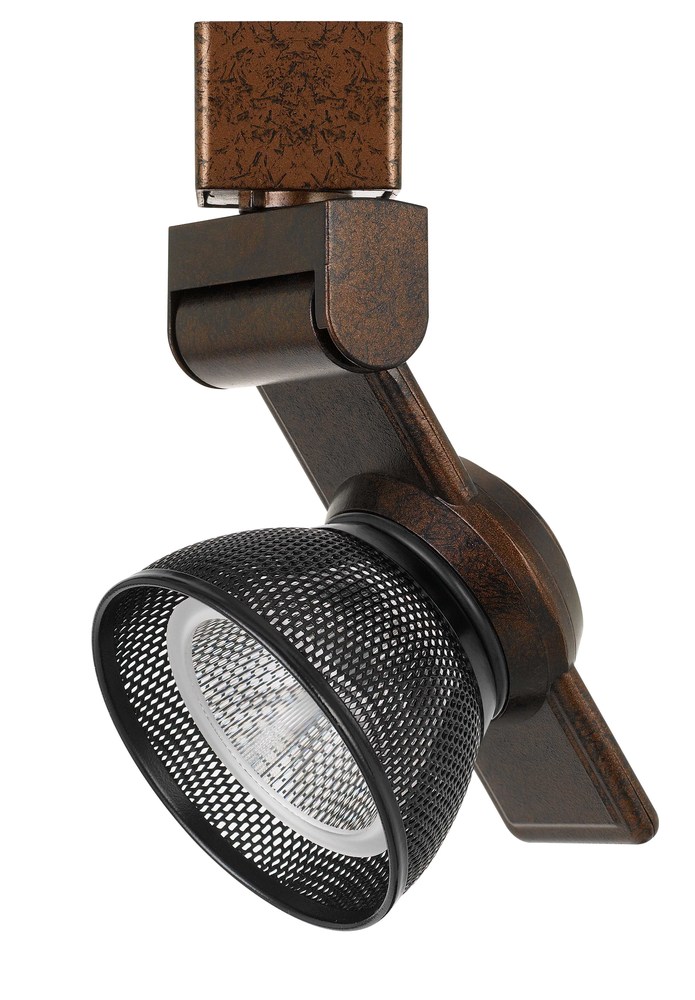 6&#34; Height Metal Track Head in Rust Finish
