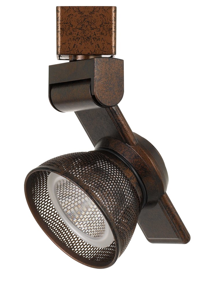 6&#34; Height Metal Track Head in Rust Finish